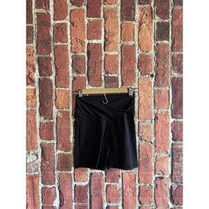 Offline by Aerie Womens Black Biker Shorts Athletic Size Large